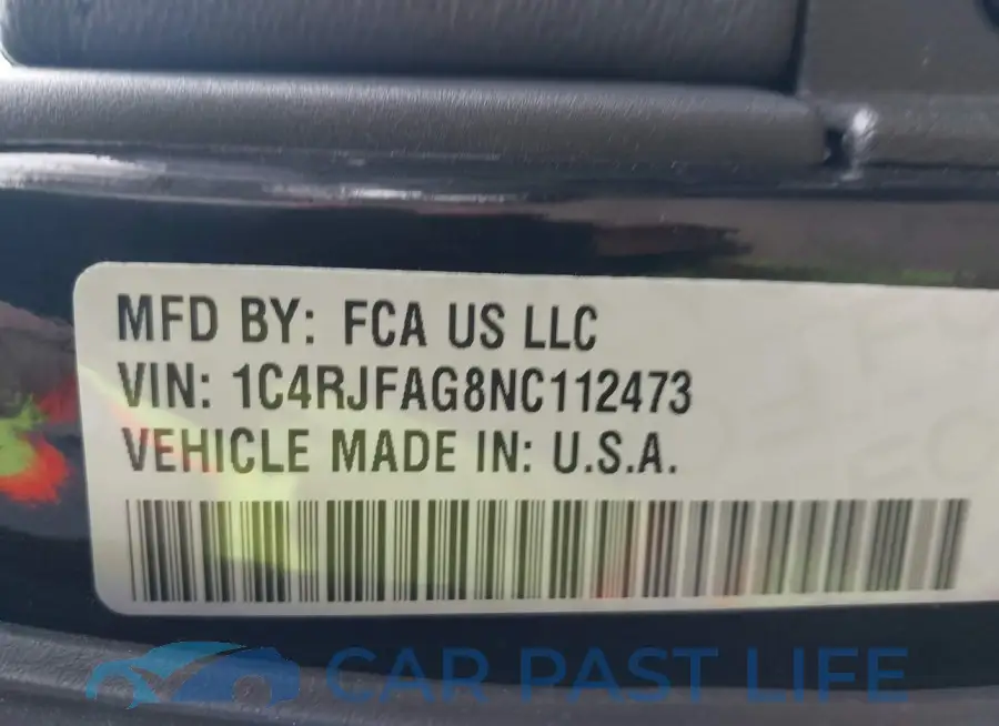 1C4RJFAG8NC112473# 9