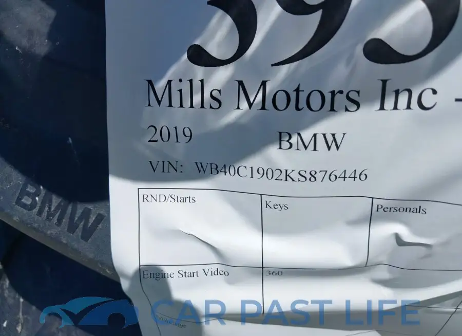WB40C1902KS876446# 10