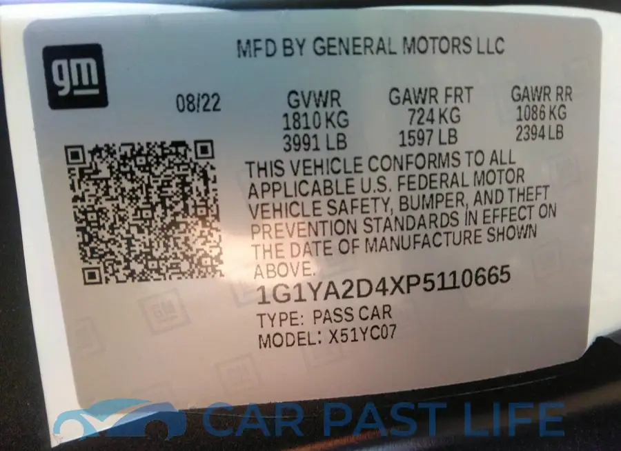 1G1YA2D4XP5110665# 9