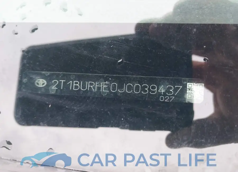 2T1BURHE0JC039437# 9