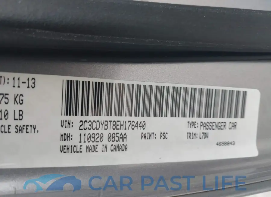 2C3CDYBT8EH176440# 9