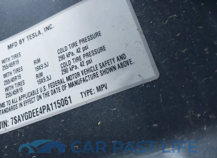 7SAYGDEE4PA115061# 9