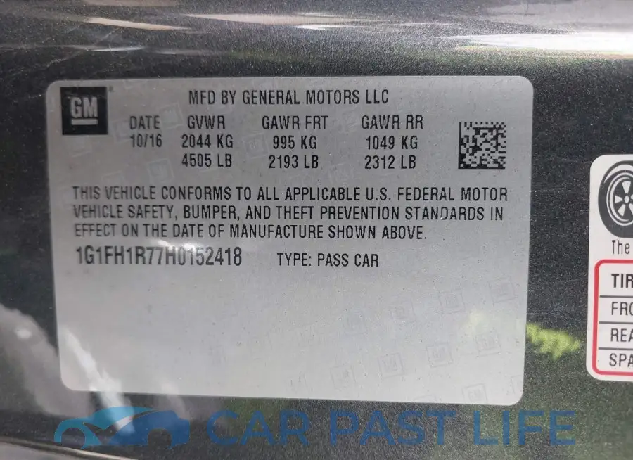 1G1FH1R77H0152418# 9