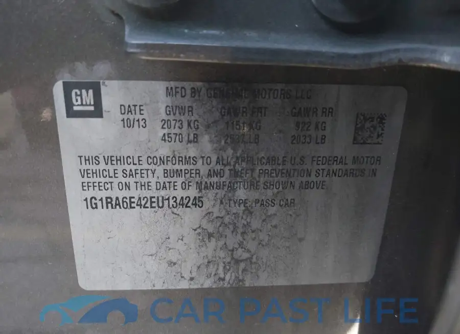 1G1RA6E42EU134245# 9