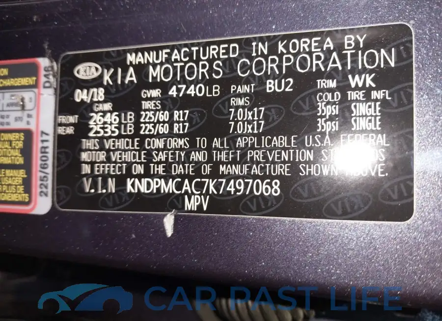 KNDPMCAC7K7497068# 9