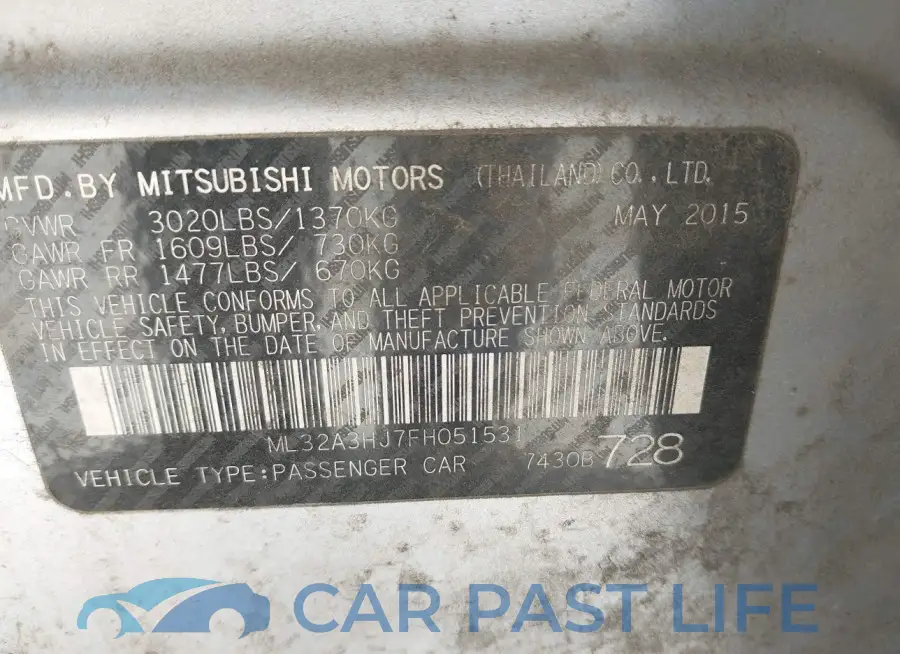 ML32A3HJ7FH051531# 9
