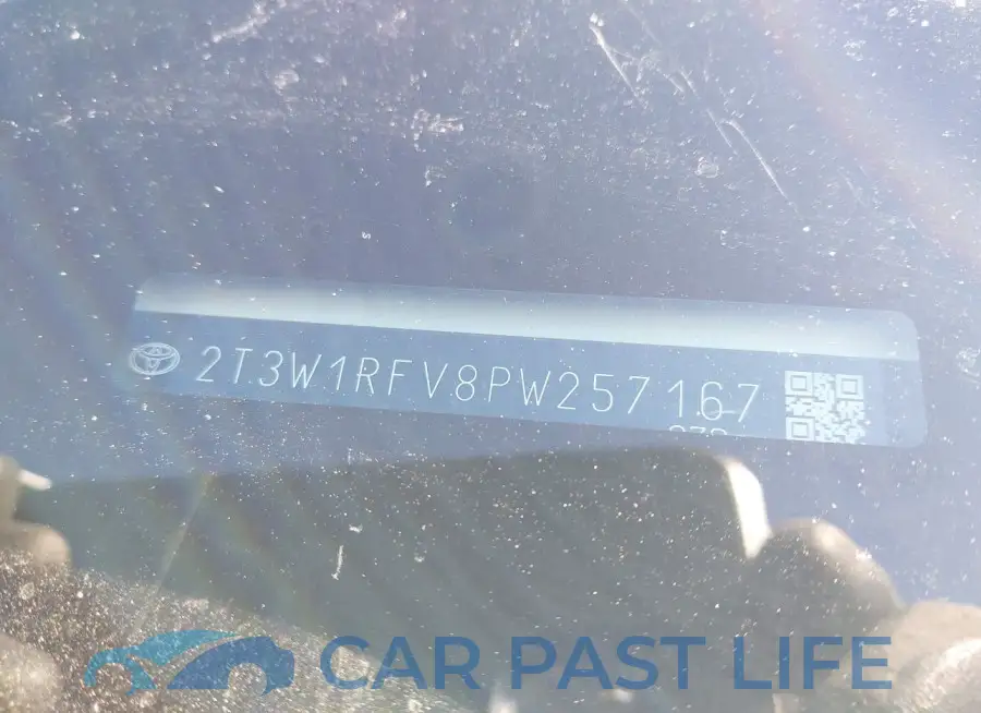 2T3W1RFV8PW257167# 9
