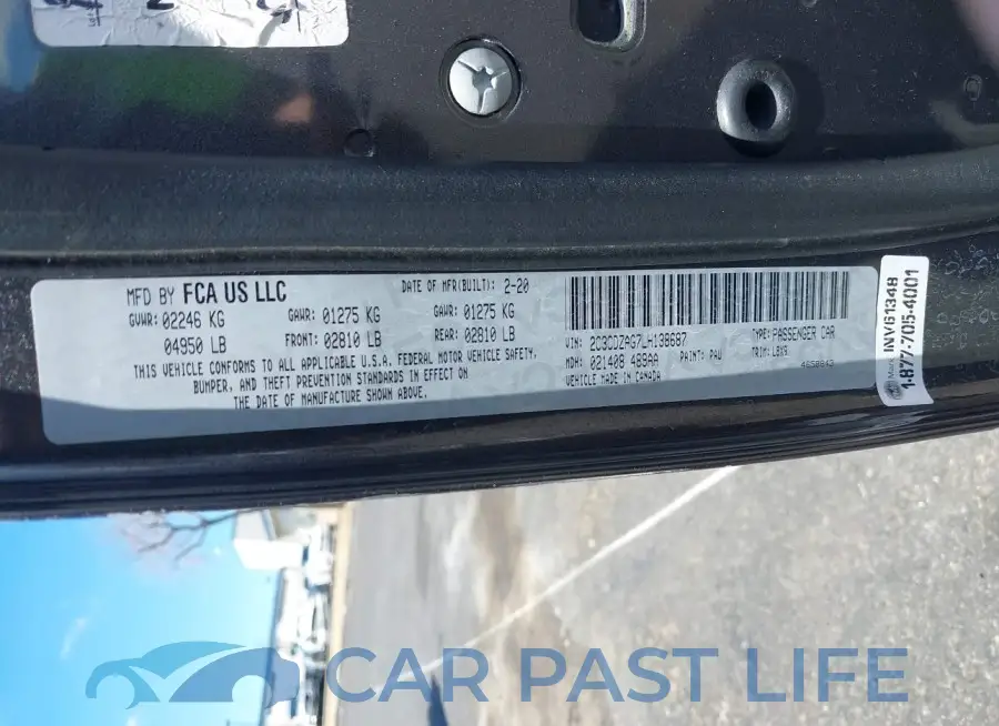 2C3CDZAG7LH138687# 9