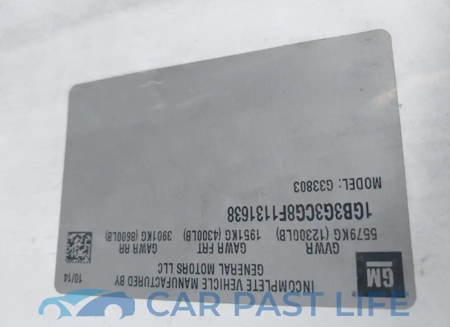 1GB3G3CG8F1131638# 8
