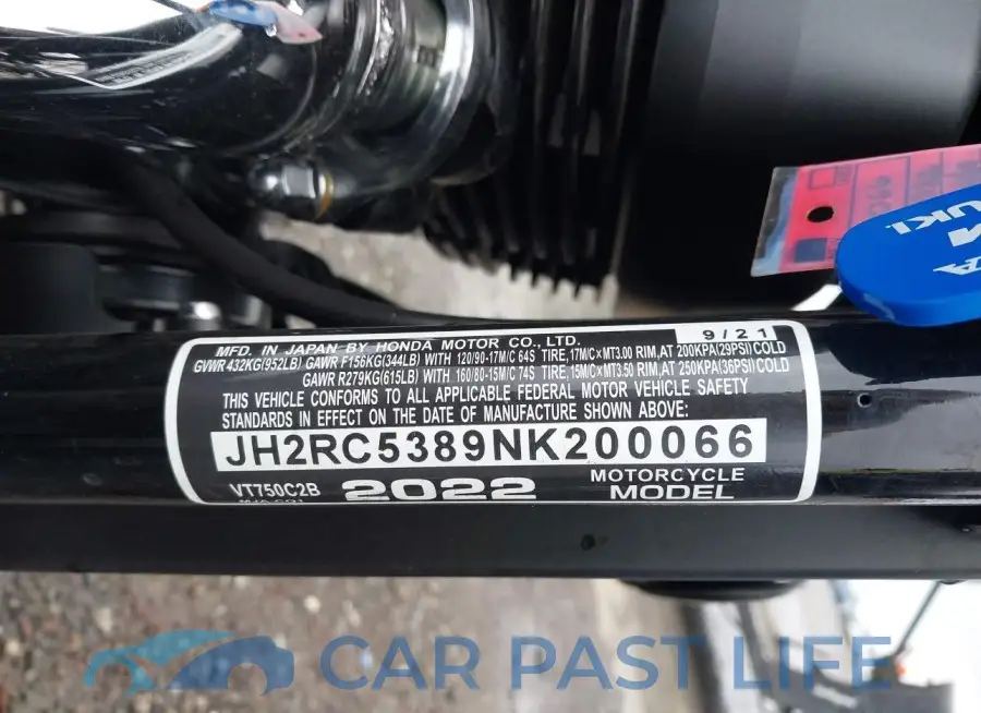 JH2RC5389NK200066# 10