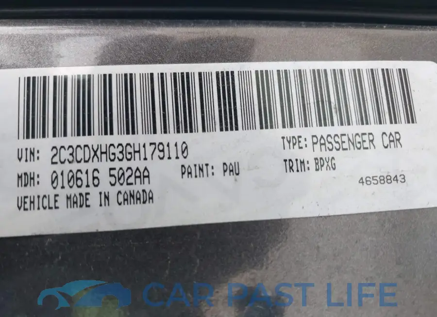 2C3CDXHG3GH179110# 9