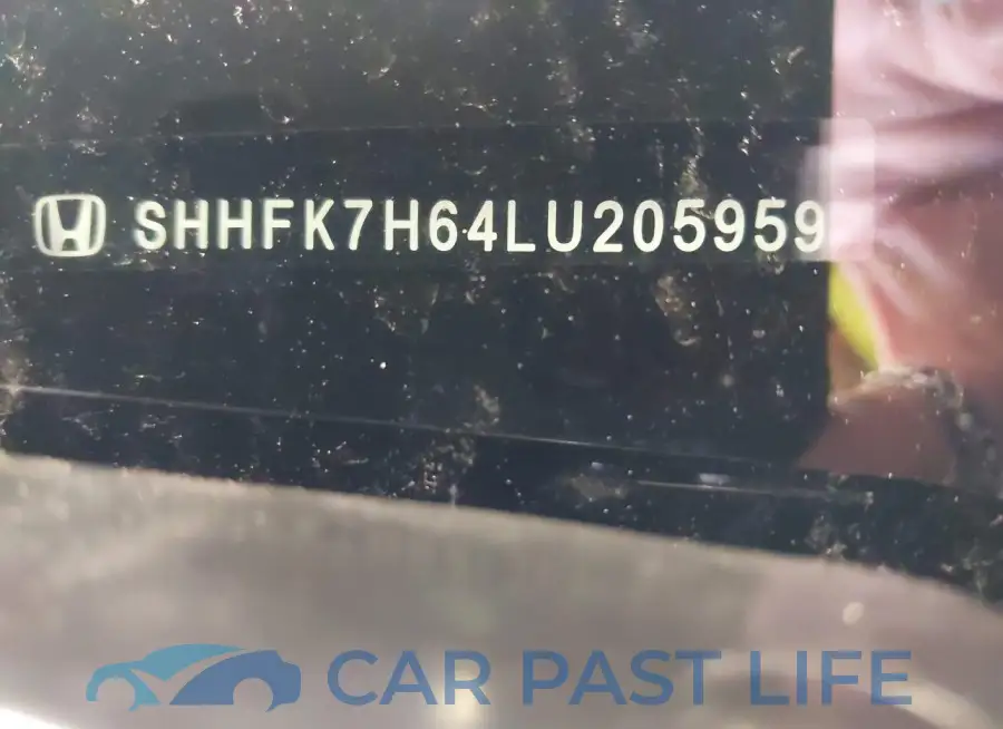 SHHFK7H64LU205959# 9