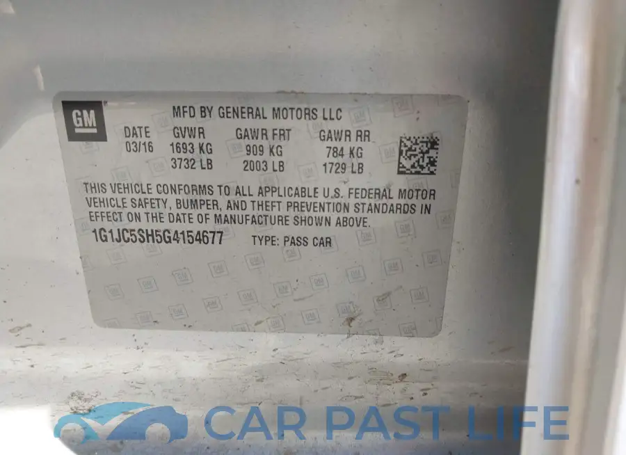 1G1JC5SH5G4154677# 9