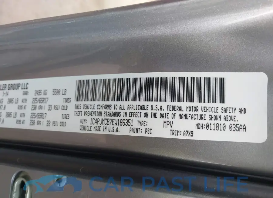 1C4PJMCB7EW186351# 9