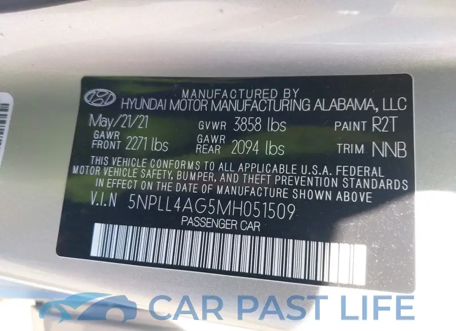 5NPLL4AG5MH051509# 9