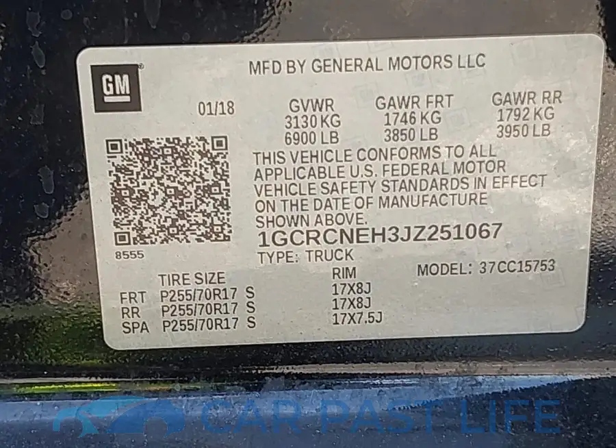 1GCRCNEH3JZ251067# 9