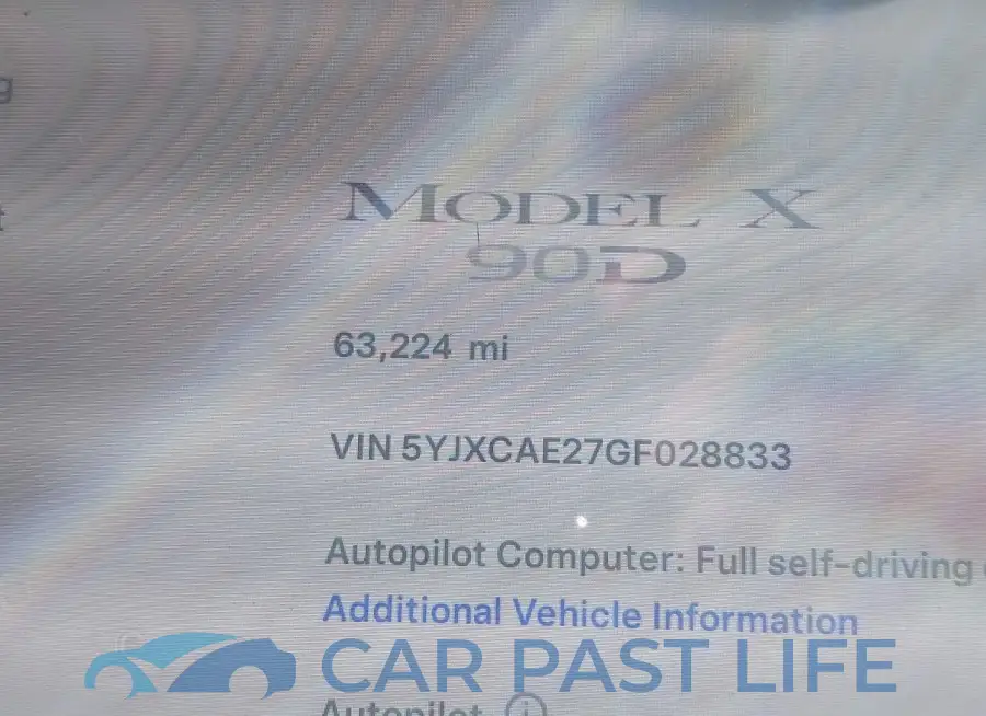 5YJXCAE27GF028833# 14
