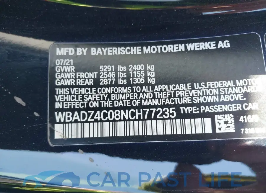 WBADZ4C08NCH77235# 9