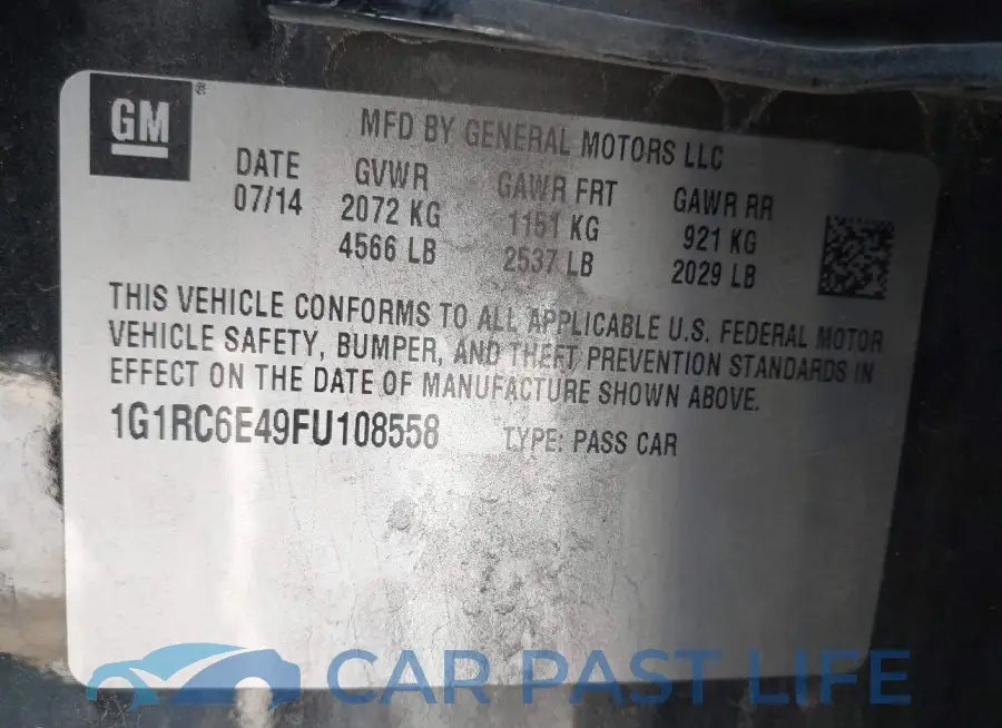 1G1RC6E49FU108558# 9