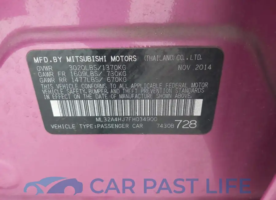 ML32A4HJ7FH034900# 9