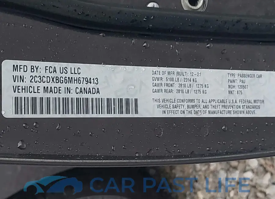 2C3CDXBG6MH679413# 9
