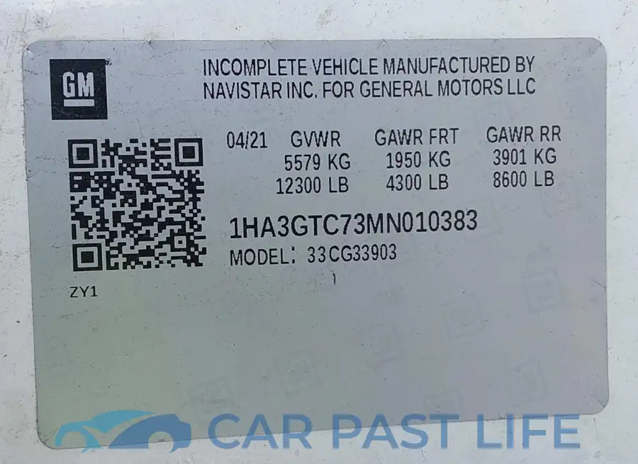 1HA3GTC73MN010383# 9