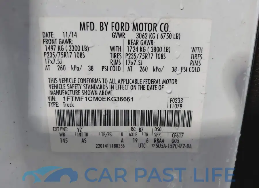 1FTMF1CM0EKG36661# 9
