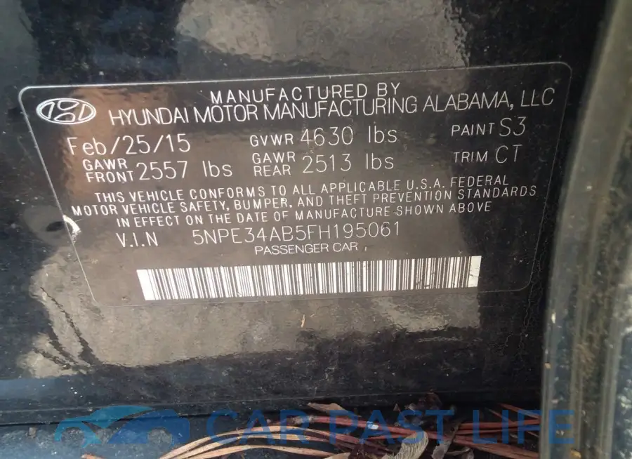 5NPE34AB5FH195061# 9