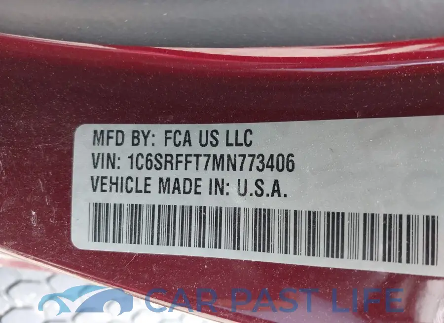 1C6SRFFT7MN773406# 9