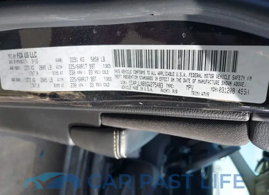 1C4PJLAB9GW275483# 9