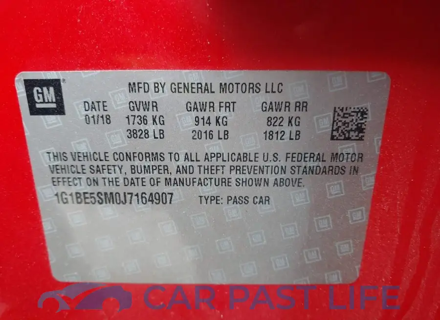 1G1BE5SM0J7164907# 9