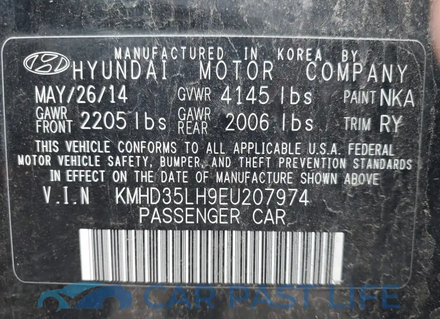 KMHD35LH9EU207974# 9