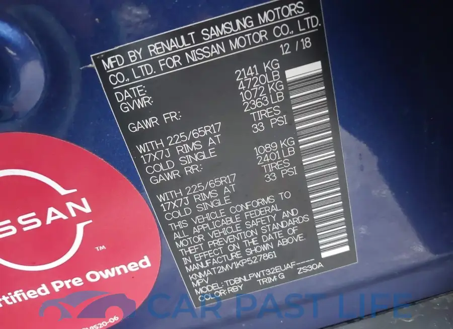 KNMAT2MV1KP527861# 9