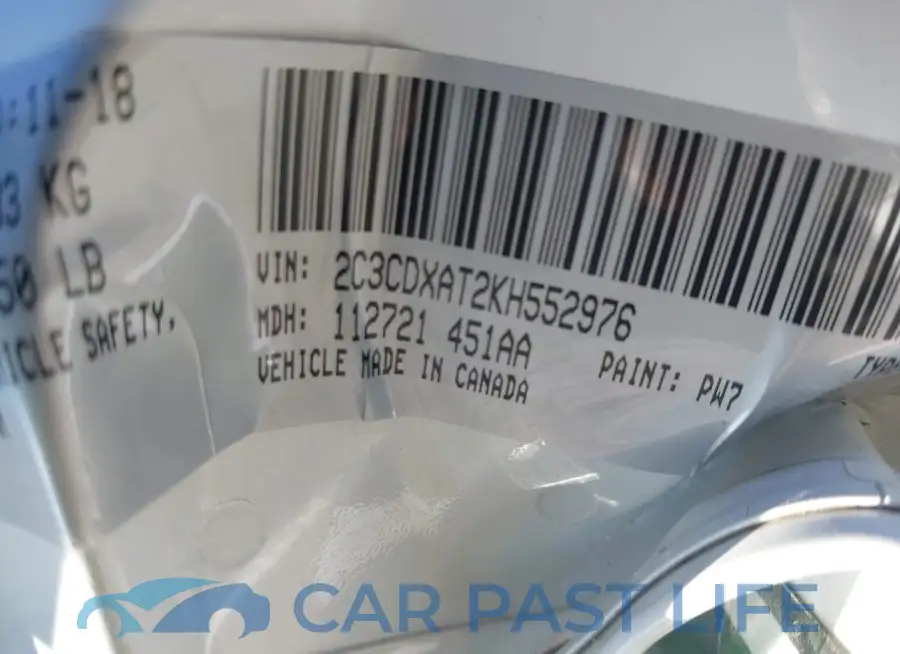 2C3CDXAT2KH552976# 9