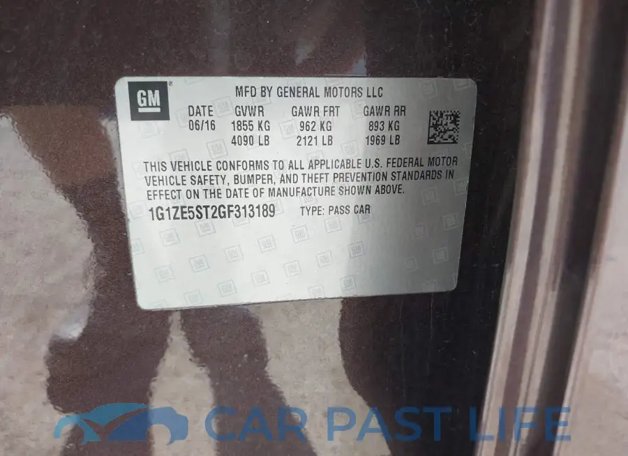 1G1ZE5ST2GF313189# 9
