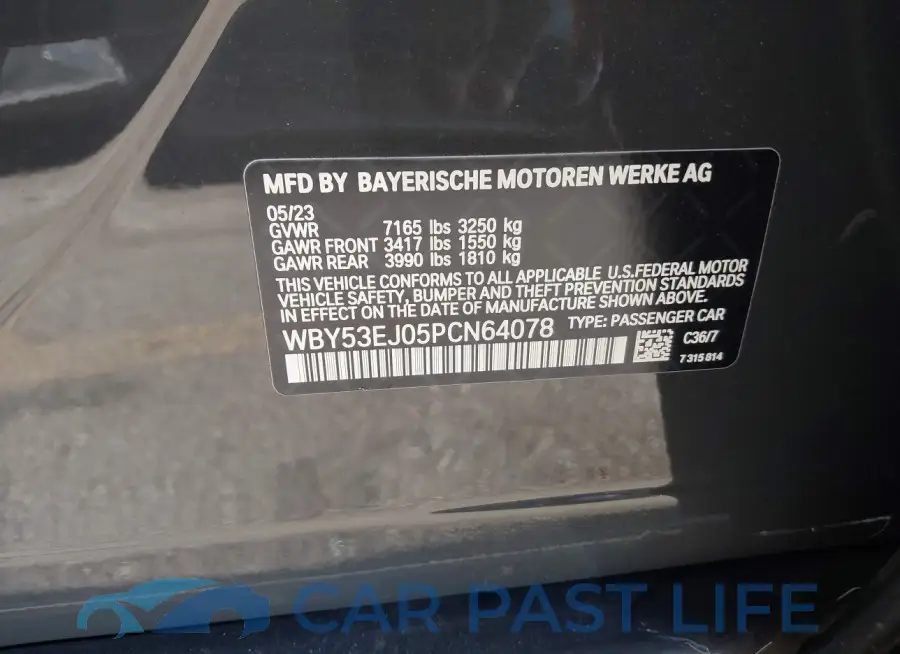 WBY53EJ05PCN64078# 9