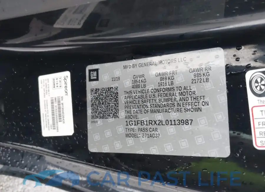 1G1FB1RX2L0113987# 9