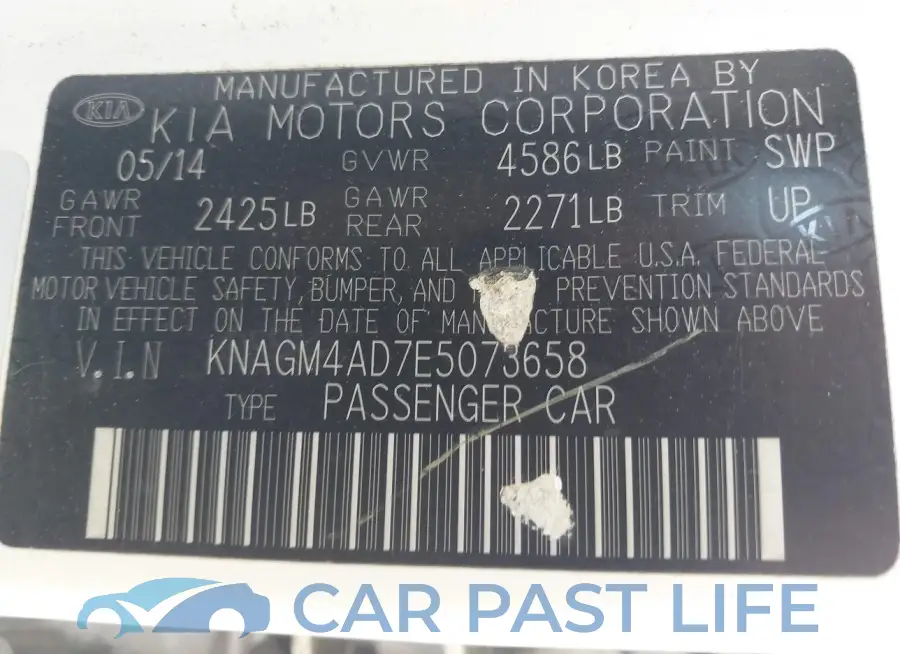 KNAGM4AD7E5073658# 9