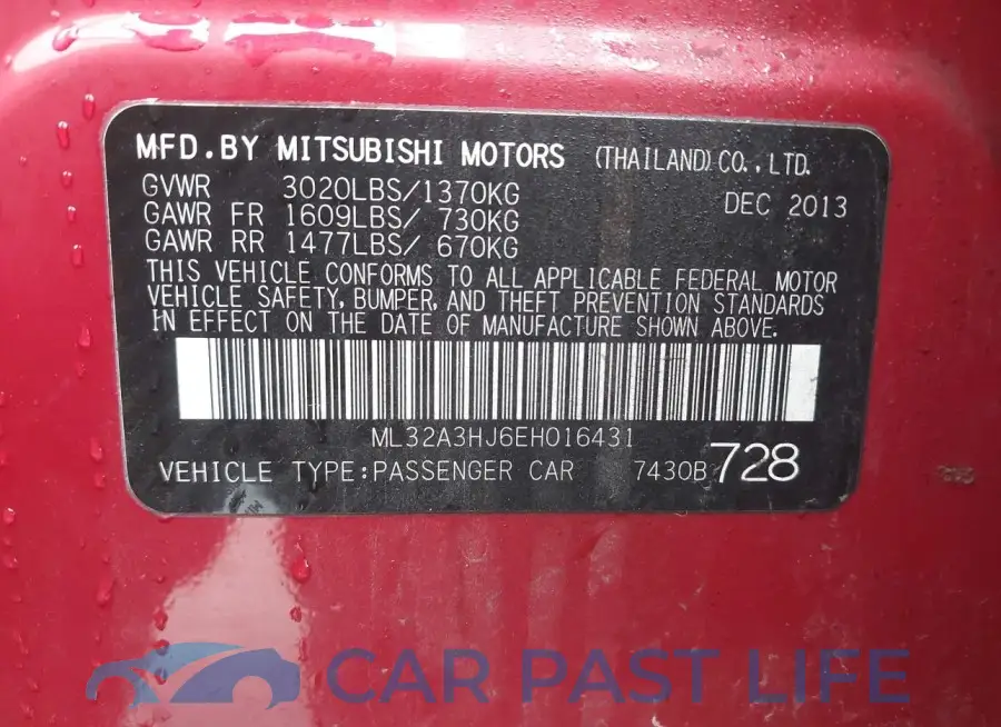 ML32A3HJ6EH016431# 9