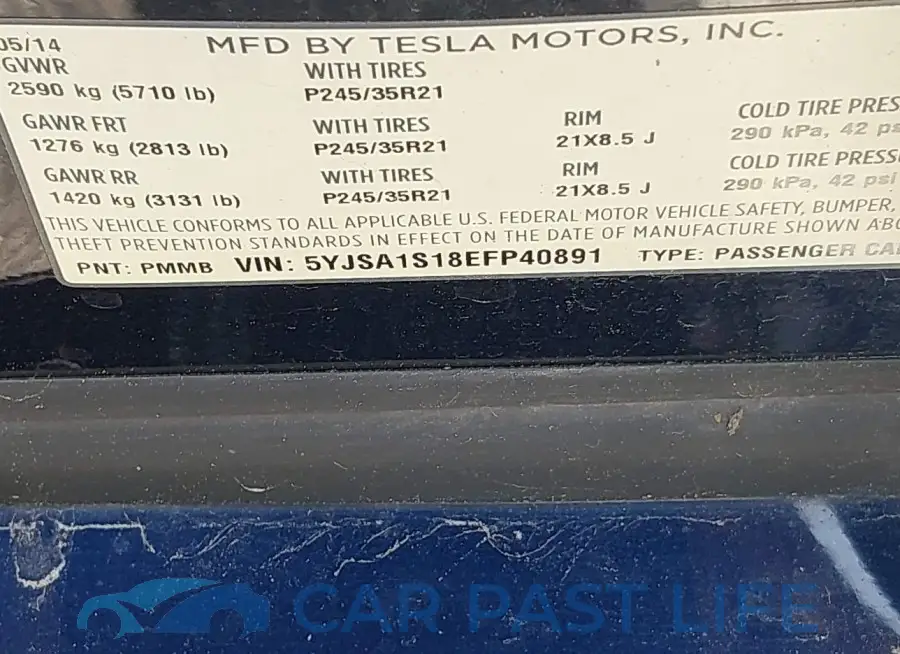 5YJSA1S18EFP40891# 9