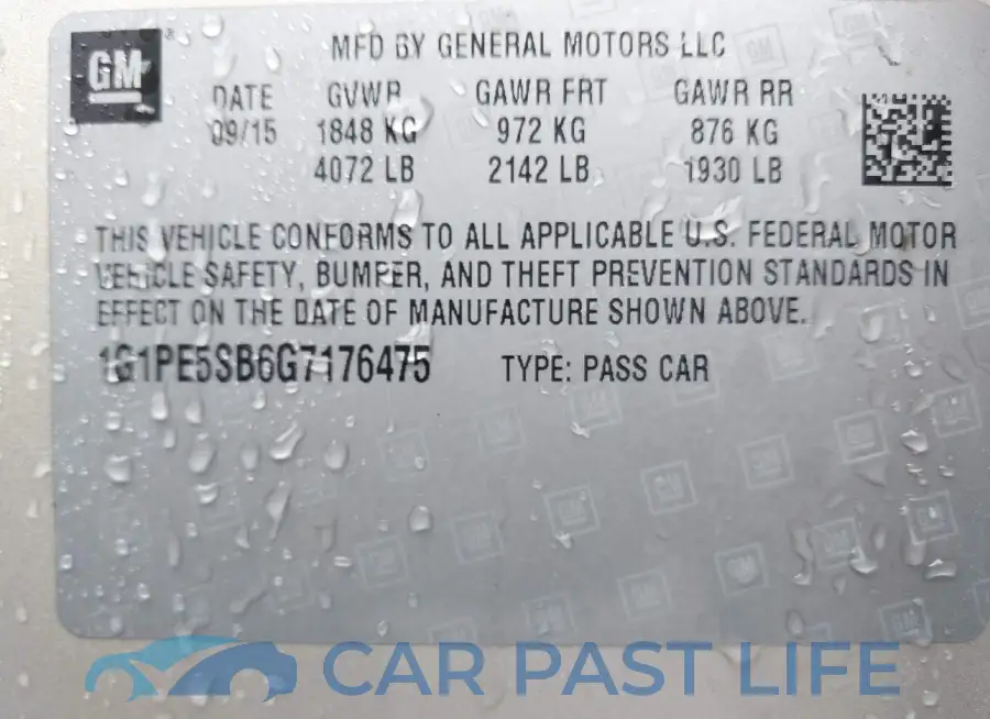 1G1PE5SB6G7176475# 9