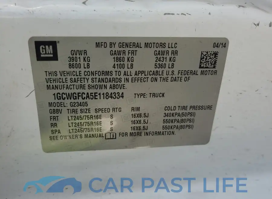1GCWGFCA5E1184334# 31