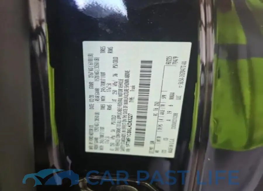 1FTMF1CB6LKD83227# 12