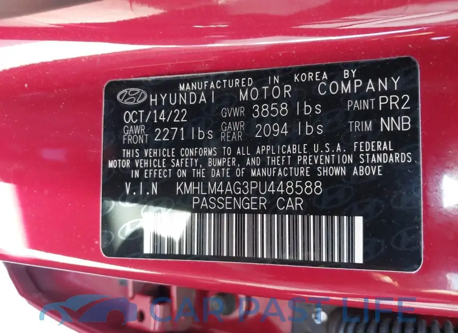 KMHLM4AG3PU448588# 9