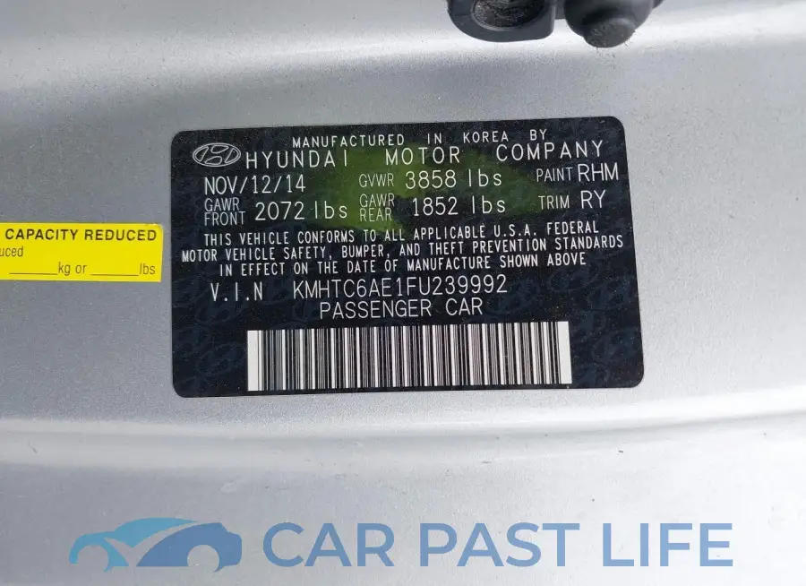 KMHTC6AE1FU239992# 9