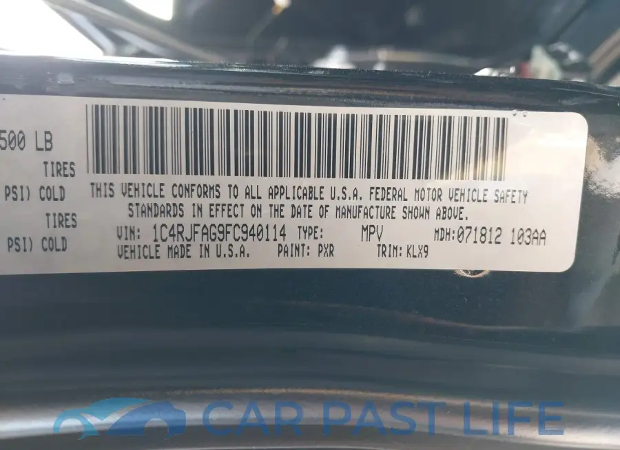 1C4RJFAG9FC940114# 9