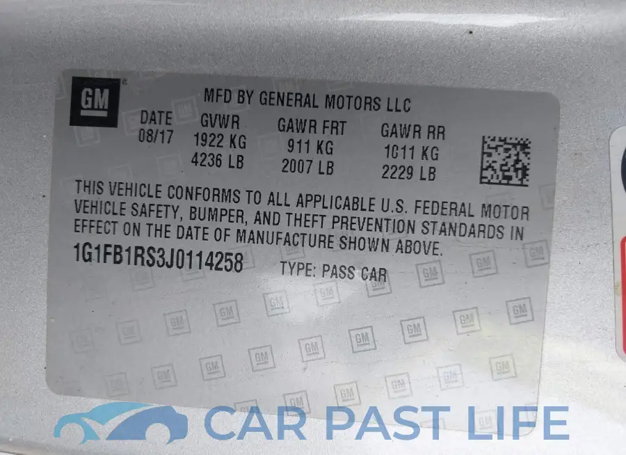 1G1FB1RS3J0114258# 9