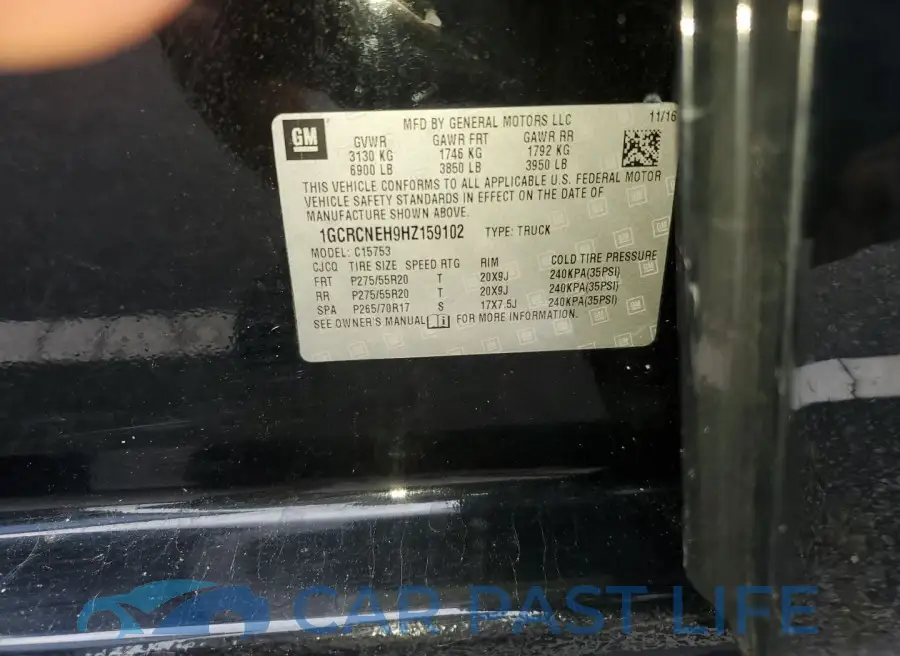1GCRCNEH9HZ159102# 11