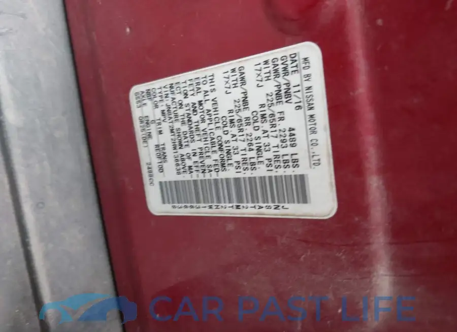JN8AT2MT2HW136638# 9