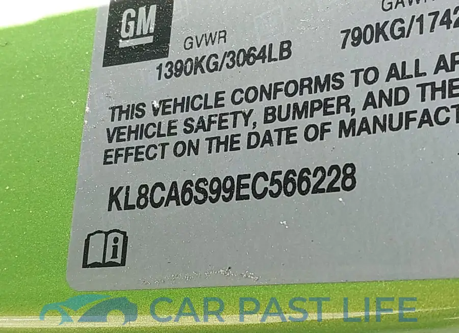 KL8CA6S99EC566228# 9